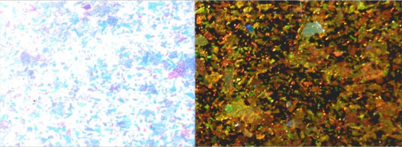 T-04 Optically variable pigment/ink Gold-Green 200-300μm-HiBlueStar