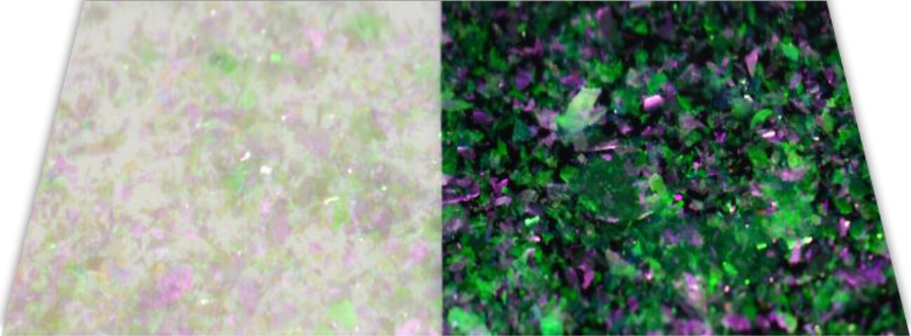 TS-07 Optically variable pigment/ink Purplish Red-Green 200-300μm-HiBlueStar